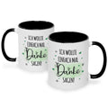 Bedruckte Tasse mit Spruch Wollte einfach mal danke sagen
