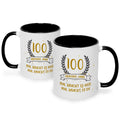 Bedruckte Tasse mit Spruch Knackige Jahre