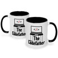 Bedruckte Tasse mit Spruch - The Codefather