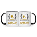 Bedruckte Tasse mit Spruch Knackige Jahre