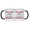 Bedruckte Tasse mit Spruch I'm a girl