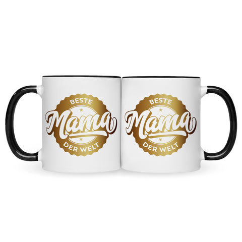 Bedruckte Tasse mit Spruch Beste Mama der Welt