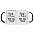 Bedruckte Tasse mit Spruch Hokus Pokus