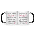 Bedruckte Tasse mit Spruch Schatz ich werde dich nerven