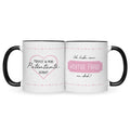 Bedruckte Tasse mit Spruch Ich habe eine wichtige Frage an dich! Patentante/Patenonkel