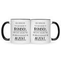 Bedruckte Tasse mit Spruch Spreche Ironisch