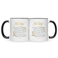 Bedruckte Tasse Schatz Ich habe versucht