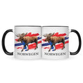 Bedruckte Tasse mit Motiv Norwegen
