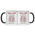 Bedruckte Tasse mit Spruch Bonus Eltern