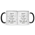 Bedruckte Tasse mit Spruch Nimm dir Zeit