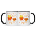 Bedruckte Tasse mit Spruch Burger to my fries
