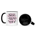 Bedruckte Tasse mit Spruch The best Mom ever