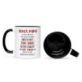 Bedruckte Tasse mit Spruch Bonus Eltern