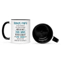 Bedruckte Tasse mit Spruch Bonus Eltern