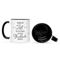 Bedruckte Tasse mit Spruch Nimm dir Zeit