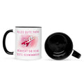 Bedruckte Tasse mit Spruch Bester Schwimmer
