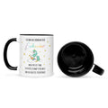 Bedruckte Tasse mit Spruch Königin der Einhörner