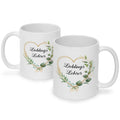 Bedruckte Tasse mit Spruch Lieblingslehrer/Lieblingslehrerin