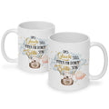 Bedruckte Tasse mit Spruch Glück immer an deiner Seite