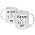Bedruckte Tasse mit Spruch Guten Morgen Hase