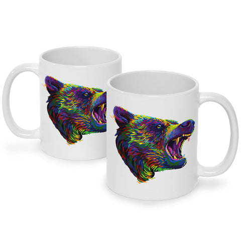 Bedruckte Tasse Bunter Bär