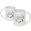 Bedruckte Tasse mit Spruch Lieblingslehrer/Lieblingslehrerin