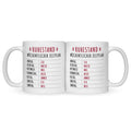 Bedruckte Tasse mit Spruch Ruhestand Plan