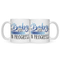 Bedruckte Tasse mit Spruch Baby in Progress