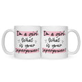 Bedruckte Tasse mit Spruch I'm a girl