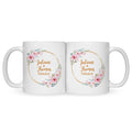 Bedruckte Tasse mit Spruch Rosenhochzeit