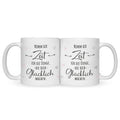 Bedruckte Tasse mit Spruch Nimm dir Zeit