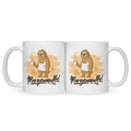 Bedruckte Tasse mit Spruch Morgenmuffel