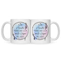 Bedruckte Tasse mit Spruch Große Herzen wie Deins