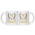 Bedruckte Tasse mit Spruch Knackige Jahre