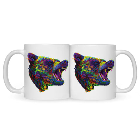 Bedruckte Tasse Bunter Bär