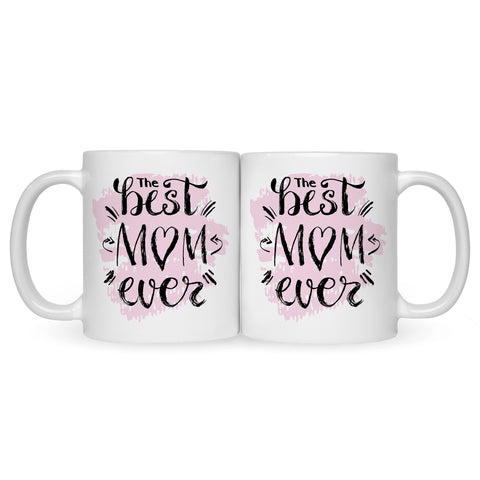 Bedruckte Tasse mit Spruch The best Mom ever