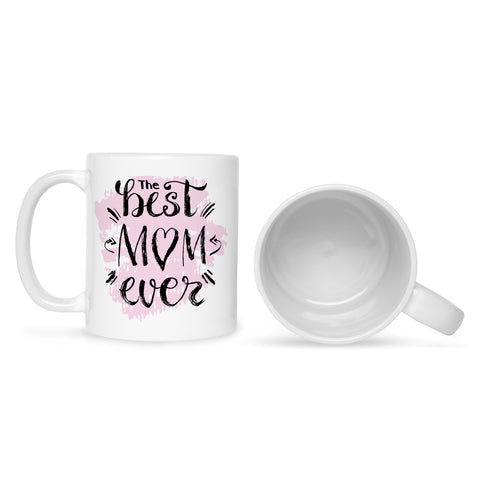 Bedruckte Tasse mit Spruch The best Mom ever