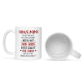Bedruckte Tasse mit Spruch Bonus Eltern