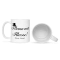 Bedruckte Tasse mit Spruch Mann mit Klasse