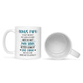 Bedruckte Tasse mit Spruch Bonus Eltern