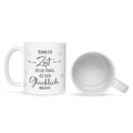 Bedruckte Tasse mit Spruch Nimm dir Zeit