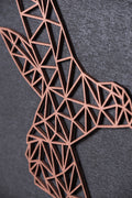 Origami Kolibri aus Holz