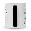 Bedruckte Tasse mit Spruch Engel ohne Flügel