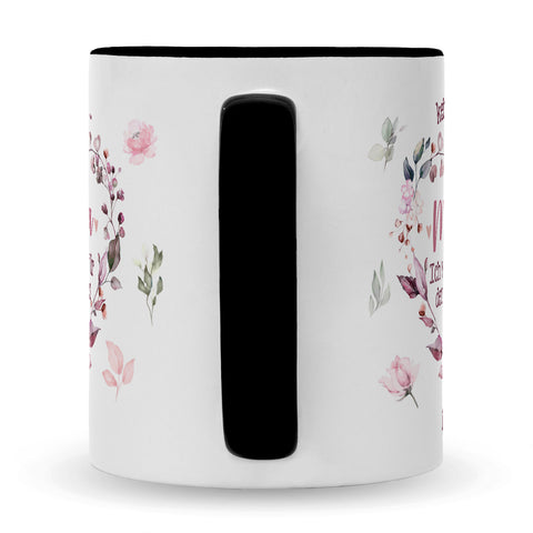 Bedruckte Tasse mit Spruch Keine Angst Mama