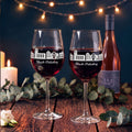 Stölzle Lausitz Weingläser mit Gravur - Skyline Übach-Palenberg im Set