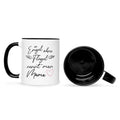 Bedruckte Tasse mit Spruch Engel ohne Flügel