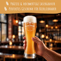 Stölzle Lausitz Weizenglas mit Gravur "Bierkönig"