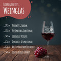 Stölzle Lausitz Weinglas mit Gravur "Wahre Vinoganer"