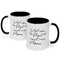 Bedruckte Tasse mit Spruch Engel ohne Flügel
