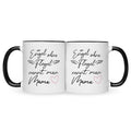 Bedruckte Tasse mit Spruch Engel ohne Flügel
